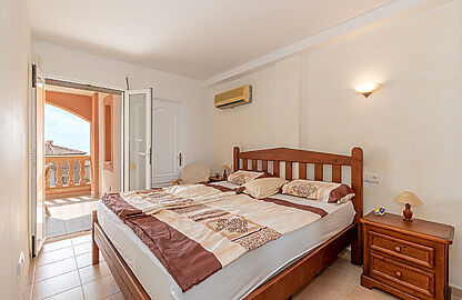 Apartment in Cala Pi - Schönes Schlafzimmer mit Zugang zur Terrasse