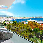 Penthouse in Palma - Atemberaubender Ausblick von der Terrasse