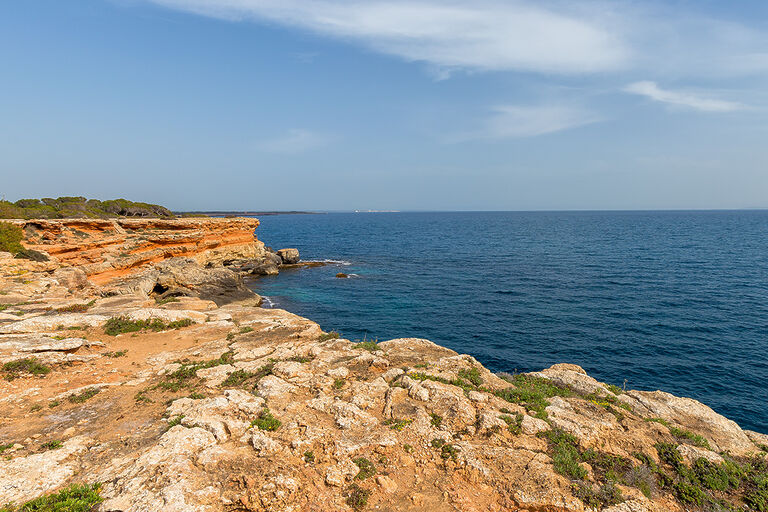 Grundstück in Cala Pi - Freier Blick aufs Meer 
