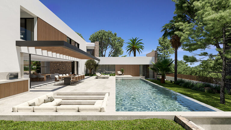 Luxuriöse Neubauvilla mit Pool in Santa Ponsa 1