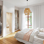 Finca in Campos - Schlafzimmer mit Einbauten und Bad en suite