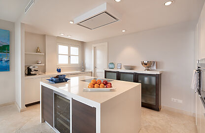 Penthouse in Port Andratx - Moderne, voll ausgestattete Küche