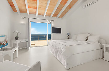 Villa in Port Andratx - Großes Schlafzimmer mit wunderschönem Meerblick