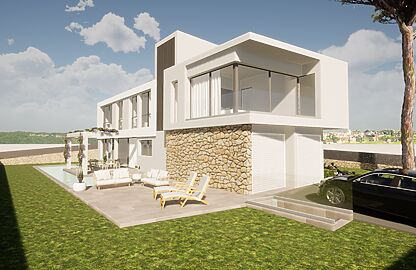 Moderne Neubau Villa fußläufig Strand und Hafen 1