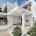 Moderne Neubau Villa Umbauprojekt mit Panorama Meerblick in Santa POnsa 7