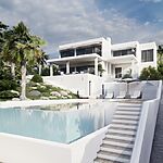 Moderne Neubau Villa Umbauprojekt mit Panorama Meerblick in Santa POnsa 3