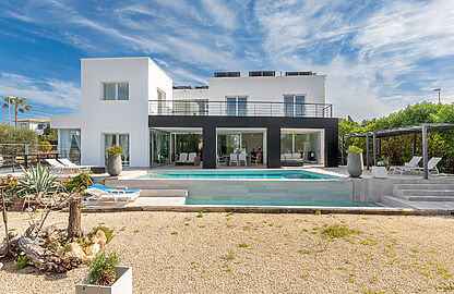 Moderne Villa in ruhiger Wohnlage mit Blick in die Bucht von Palma 1