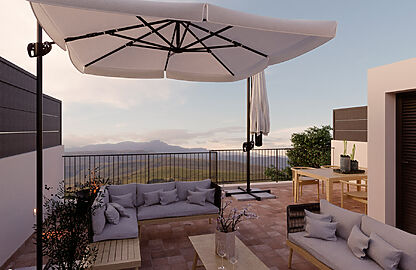 Moderner Neubau in Sa Cabaneta - Blick auf die Berge und unweit von Palma  1
