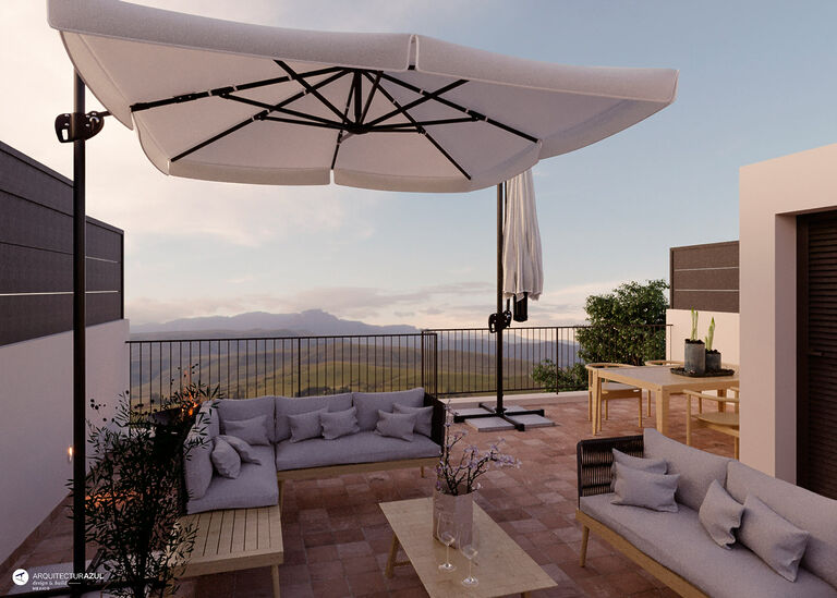 Moderner Neubau in Sa Cabaneta - Blick auf die Berge und unweit von Palma  1