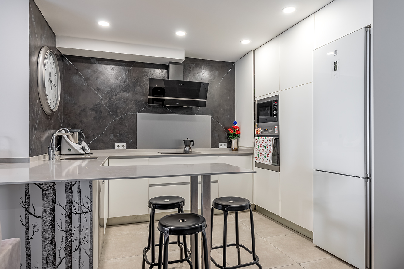 Apartment in Portixol - moderne, voll ausgestattete Küche