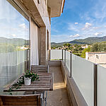 Penthouse in Establiments - Balkon mit schönem Panoramablick