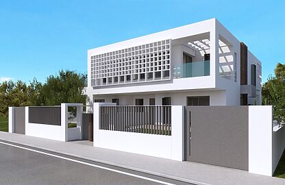 Neubau Doppelhaushälfte in Puig de Ros  7
