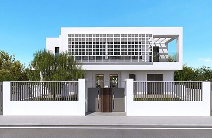 Neubau Doppelhaushälfte in Puig de Ros  4