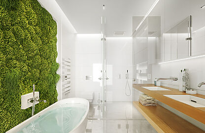 Penthouse in Palma - modernes Badezimmer mit exklusiver Ausstattung