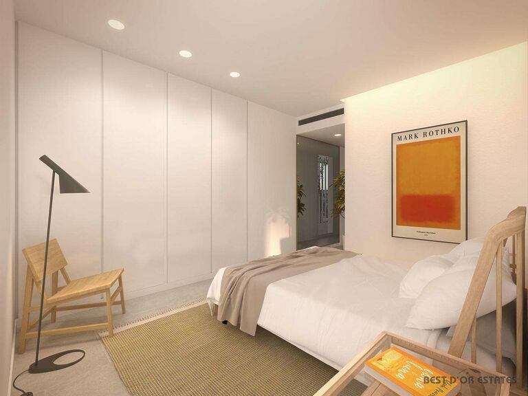 Penthouse in Cala D´Or - Schickes Schlafzimmer mit Einbauschränken