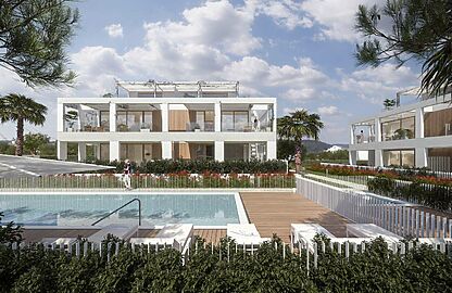 Penthouse in Cala D´Or - Neugebaute Residenz mit Gemeinschaftspool