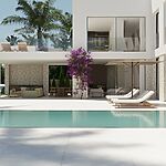 Neubau Projekt einer modernen Villa mit Panoramablick 1