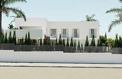 Neubau Projekt einer modernen Villa mit Panoramablick 7