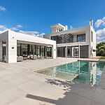 Neubau Villa mit Meerblick in die Bucht von Palma 1