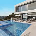 Neubau Villa mit traumhaftem Meerblick über der Bucht Cala Llamp 2