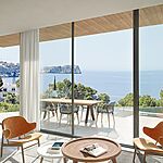 Villa in Costa de la Calma - Wohnbereich und Terrasse mit traumhaften Meerblick 