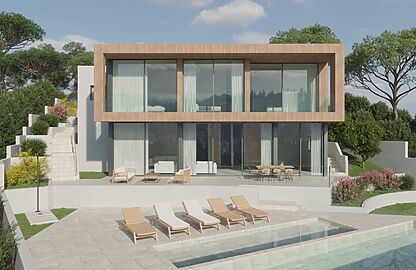 Neubau Villa nach Kundenwunsch mit Panorama Meerblick  2