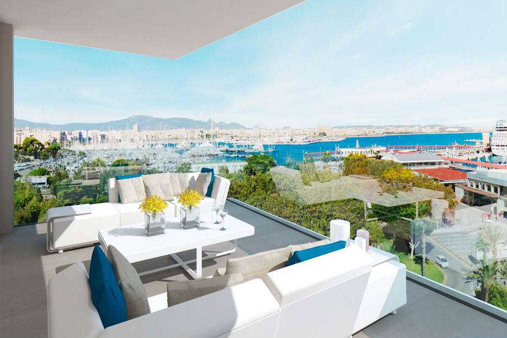 Apartment in Palma - Großzügige Terrasse mit sagenhaftem Blick