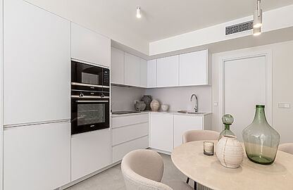 Apartment in Palma - Moderne, voll ausgestattete Küche