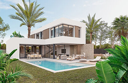 Villa in Cala Mondrago - Modernes Haus mit Pool