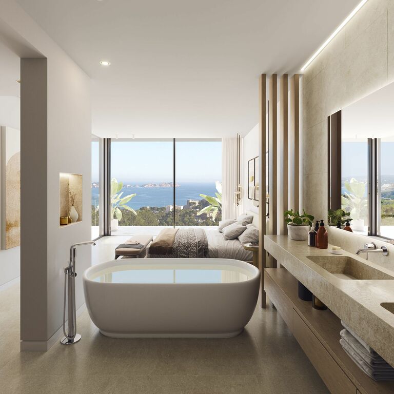 Penthouse in Paguera - Exklusives Badezimmer en Suite