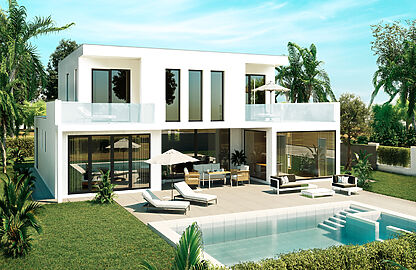 Neue Villa nahe am Strand mit modernster Technik in Sa Rapita 1