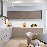 Penthouse in Palma - Moderne, voll ausgestattete Küche