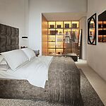 Penthouse in Colonia San Jordi - Großes Schlafzimmer mit Einbauschränken