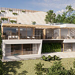 Projekt einer modernen Villa mit Meerblick in Costa de la Calma 1