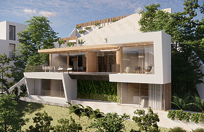 Projekt einer modernen Villa mit Meerblick in Costa de la Calma 2