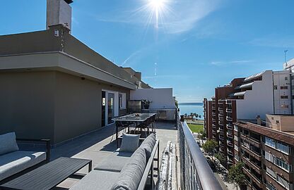 Penthouse in Palma - Traumhafte Dachterrasse mit Meerblick