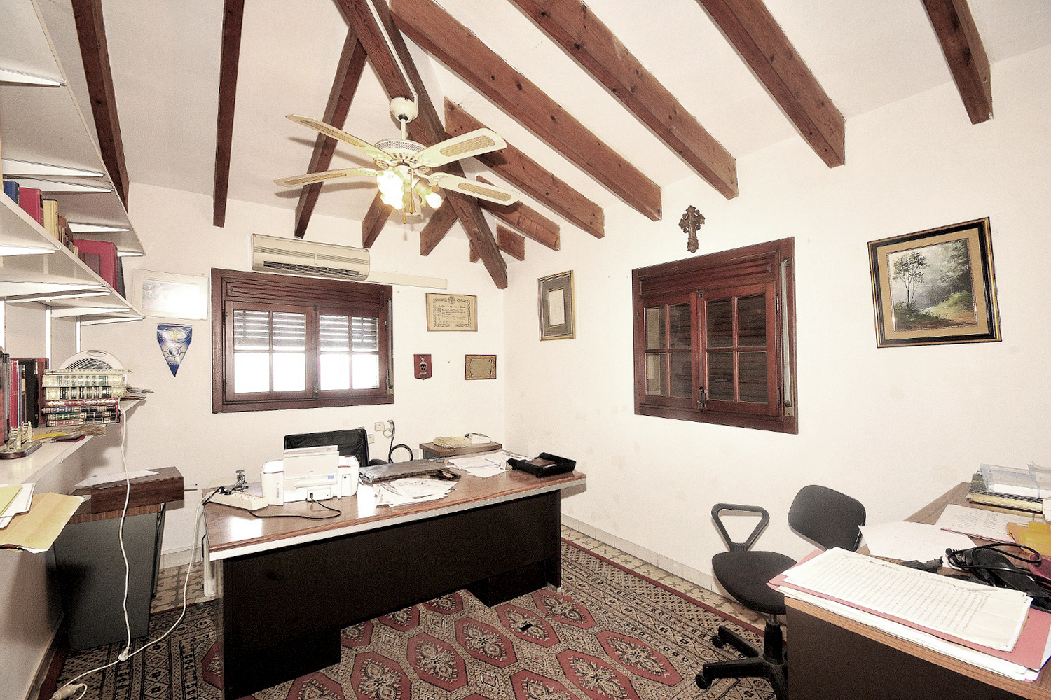 Villa in San Agustin - Arbeitszimmer mit angenehm hohen Decken