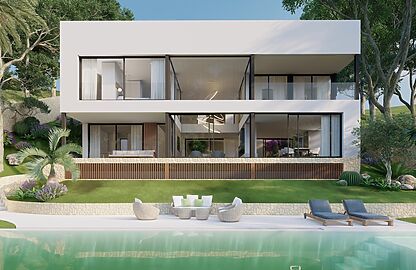 Umbau Projekt einer modernen Luxus Villa in Costa den Blanes 1