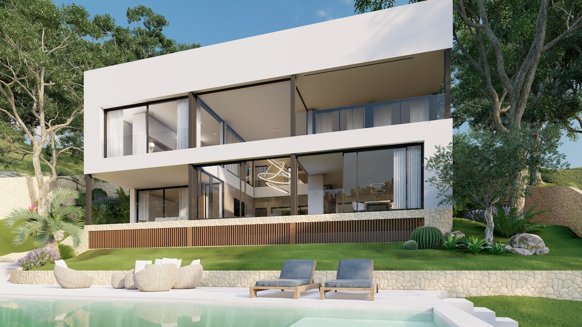 Umbau Projekt einer modernen Luxus Villa in Costa den Blanes 9