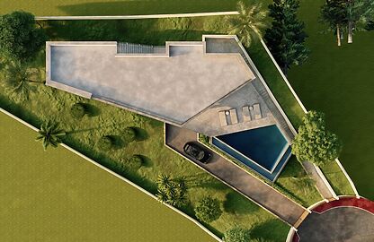 Villa in Costa den Blanes - Neubau Villa mit Dachterrasse und Meerblick