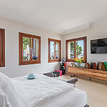 Villa in Sol de Mallorca - Schickes Schlafzimmer mit Einbauschränken
