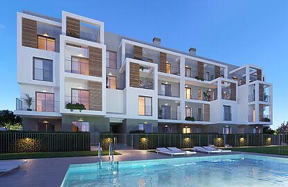 Penthouse in Torrenova - Neubau Apartment Anlage mit Pool