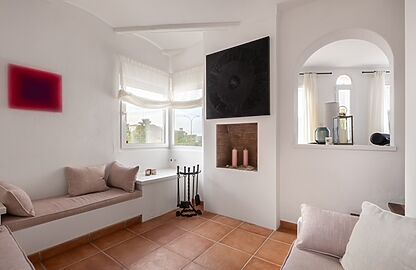 Villa in Santa Ponsa - Wohnbereich mit Sitzecke 